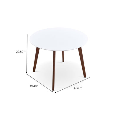 Carlton - Dining Table - Brown / White