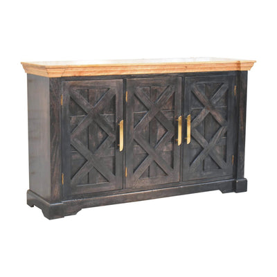Regal - Rustic Sideboard - Black