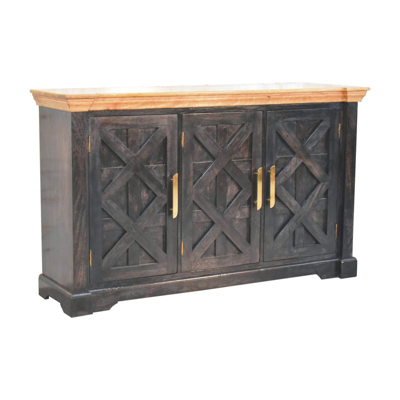 Regal - Rustic Sideboard - Black