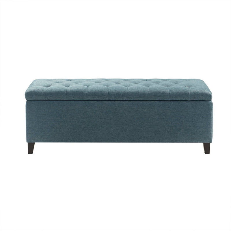 Elegant Design Tufted Top, Soft Close Storage Bench