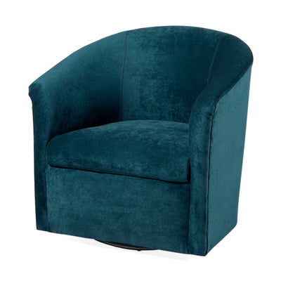 Eden - Swivel Chair With Microfiber Upholstery And Hardwood Frame