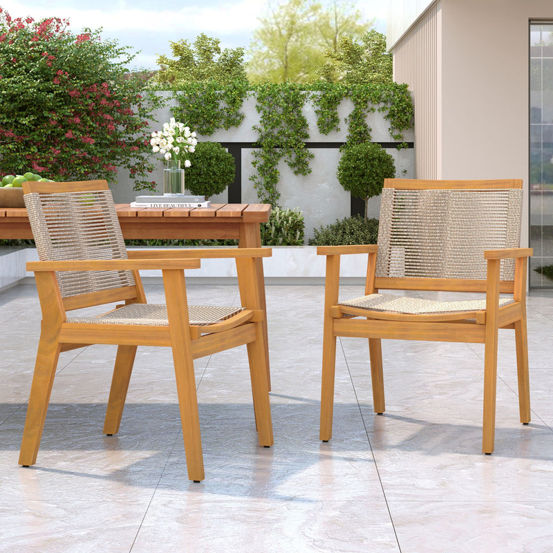 Outdoor Rope Dining Chair (Set of 2)