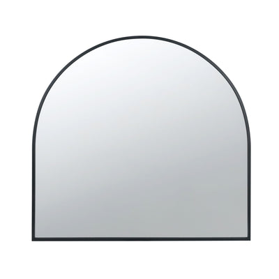 Arched Mirror With Metal Frame, Wall Mirror For Living Room Bedroom Entryway