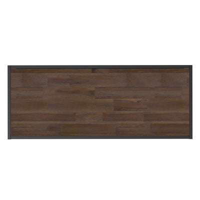 Erina - Desk - Distressed Charcoal Brown