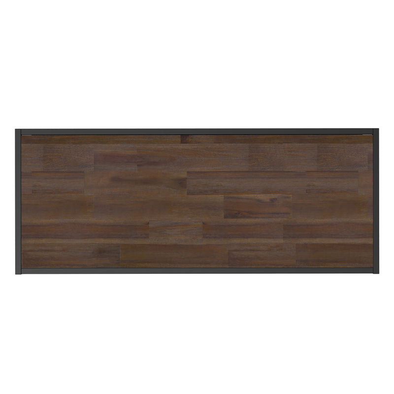 Erina - Desk - Distressed Charcoal Brown