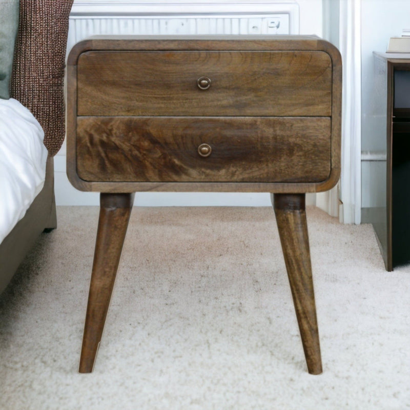 Curved Nightstand