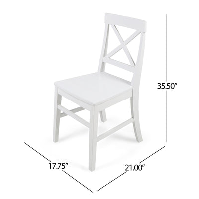 Plethora - Dining Chair With X Shaped Back (Set of 2)