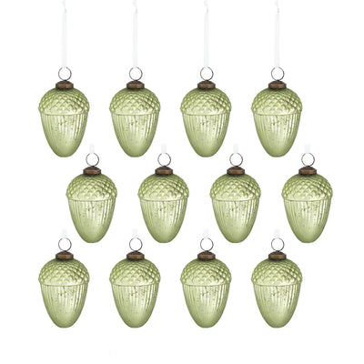 Tear Drop Ornament, Decorative Hanging Christmas Tree Ornaments For Holiday Party Decorations (Set of 12)