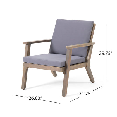 Outdoor Club Chair With Cushion
