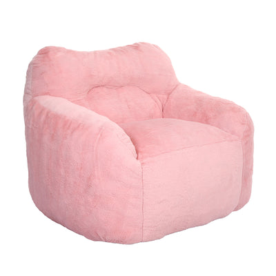 Beanbag Sofa Chair With Armrests Stuffed High Density Foam