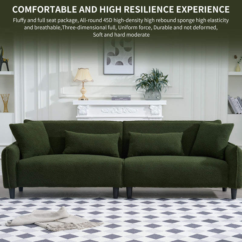 Teddy Velvet Sofa, Soft & Comfortable