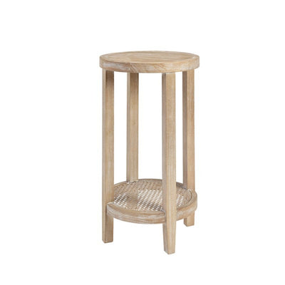 Bedford - Round Accent Table - Reclaimed Wheat