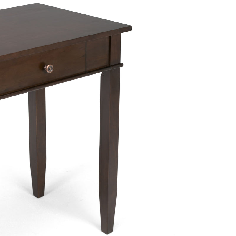 Carlton - Home Office Desk - Dark Tobacco Brown