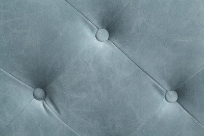 Zerah - Sectional Sofa With 7 Pillows - Dusty Blue