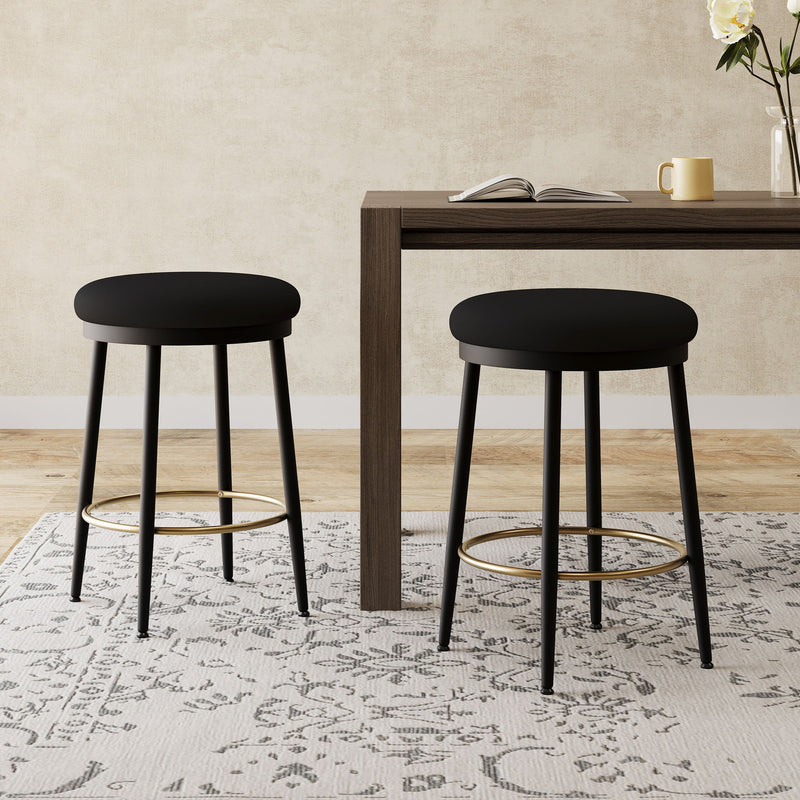 Stylish Design Counter Stools (Set of 2)