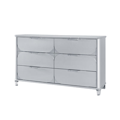 Laura - Dresser With Spacious Drawers - Silver