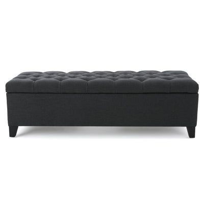 Glouster - Contemporary Storage Ottoman With Button Tufted Design