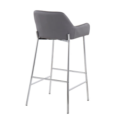 Daniella - Contemporary Fixed Height Barstool (Set of 2)