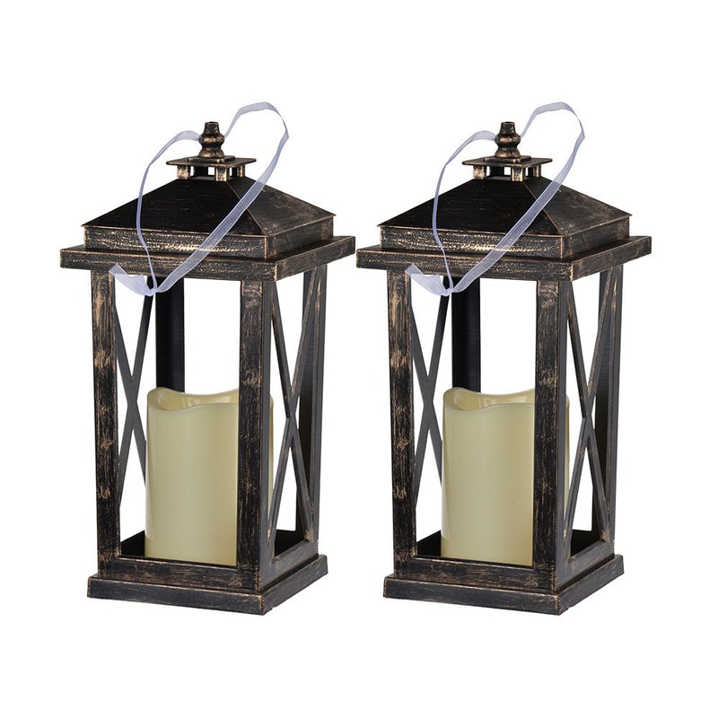 Menifee - Lantern With Led Candle (Set of 2)