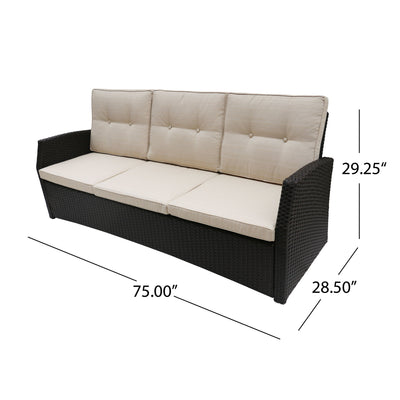 St Marta - 3 Seater - Dark Brown