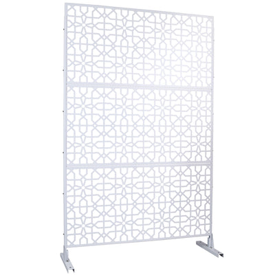 Outdoor & Indoor Metal Freestanding Decorative Privacy Screen