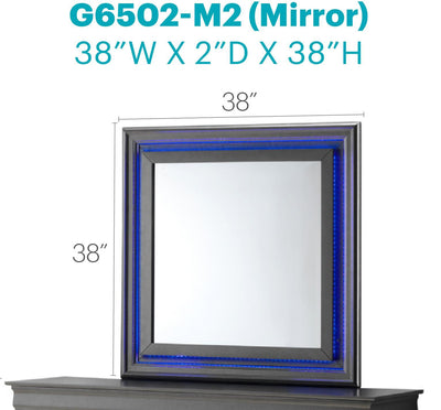 Elegant Transitional LED Mirror