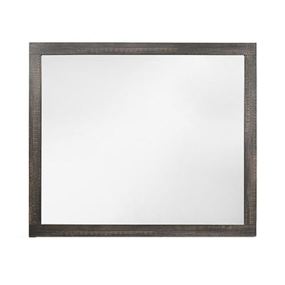 Monica - Mirror With Clean Lines - Dark Oak
