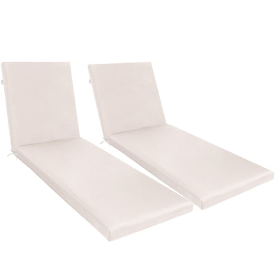2 Piece Outdoor Chaise Lounge Cushion Set, Replacement Cushions For Patio Furniture