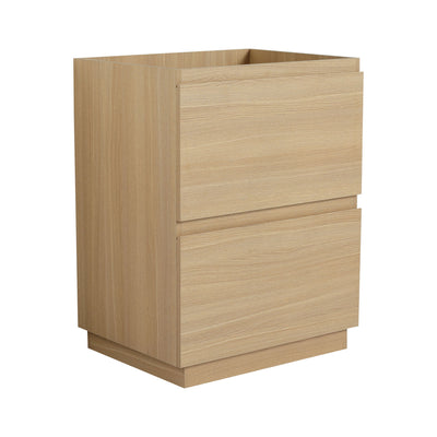 Modern Freestanding Bathroom Vanity Cabinet With Double Drawer