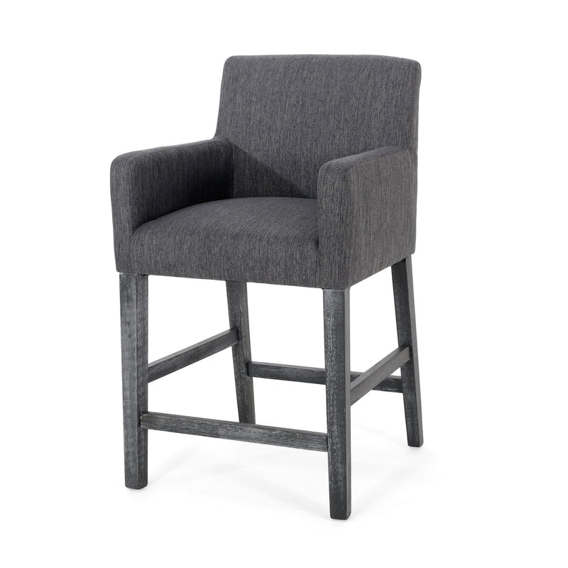 Serenitia - Upholstered Counter Chair With Straight Arm