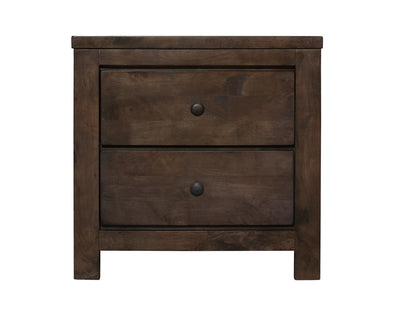 Verna - 2 Drawer Nightstand - Brown