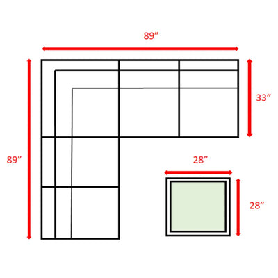 Seating Set With Cushions Handcrafted Wicker Design