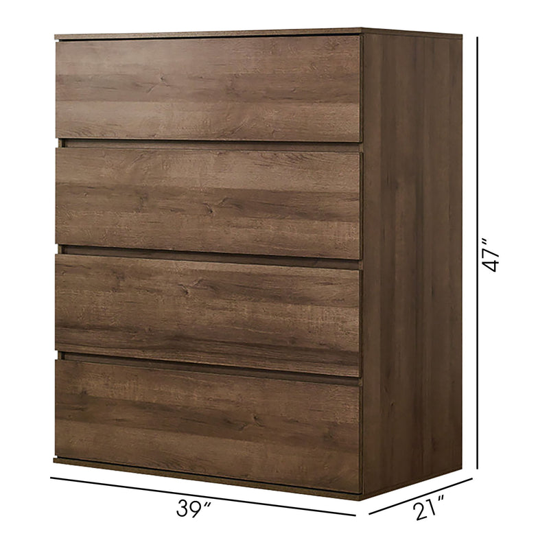 Liv - 4 Drawer Contemporary Wood Chest
