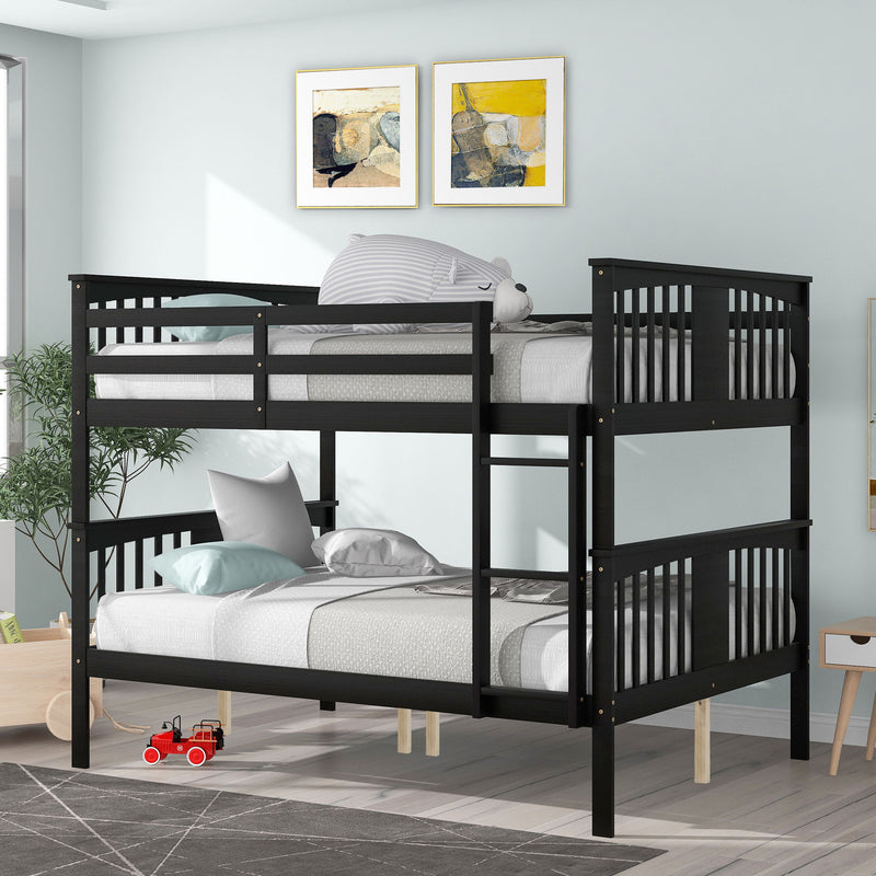 Bunk Bed With Ladder For Bedroom