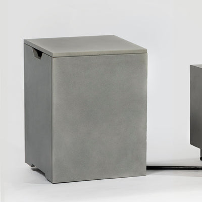 Modern Square Propane Tank Cover Holder With Multi Functional Utility - Gray