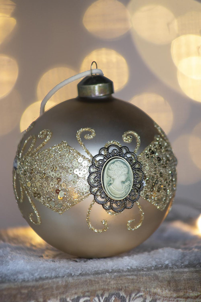 Decorative Hanging Ball Christmas Tree Ornaments For Holiday Decorations (Set of 6)