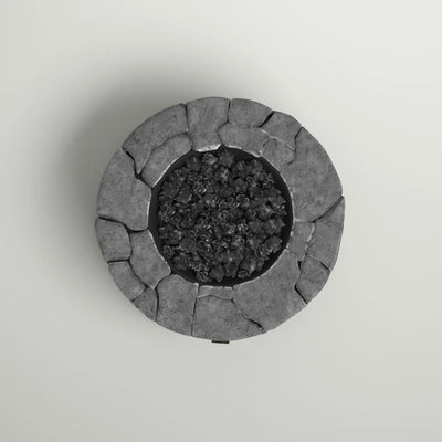 Fiber Reinforced Outdoor Fire Pit - Stone Gray