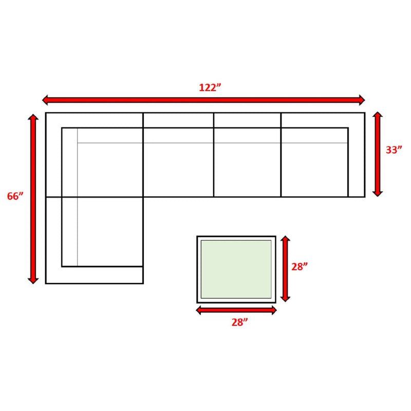 Stylish Wicker Patio Set Table