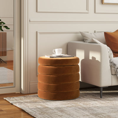 Fuji - Oversized Round Storage Ottoman
