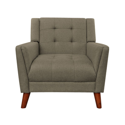 Luminaesque - Fabric Upholstered Armchair With Tufted Back