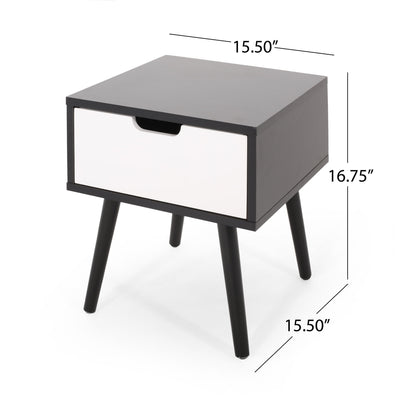 2 Toned Particle Board End Table