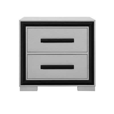 Adelaide - Nightstand With Cooler And Speaker - Grey / Black