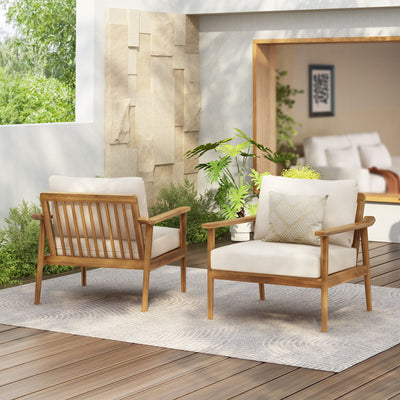 Modern Outdoor Lounge Chair With Cushions