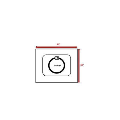 Cozy Design Powder Coated Fire Pit With Lid