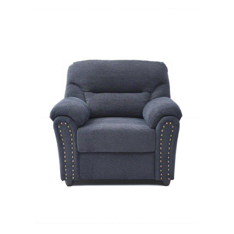 Hamilton - Chair With Hand Applied Nailhead Trim And Pillow Top Arm Cushions