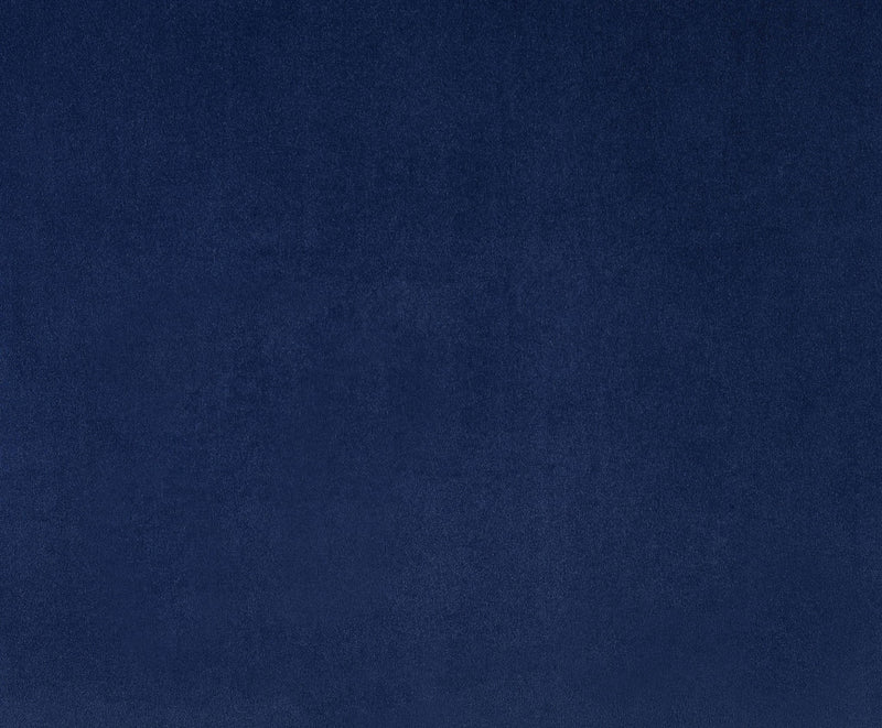 Trenerry - Velvet Office Chair - Blue / Chrome