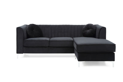 Delray - Micro Suede Sofa Chaise