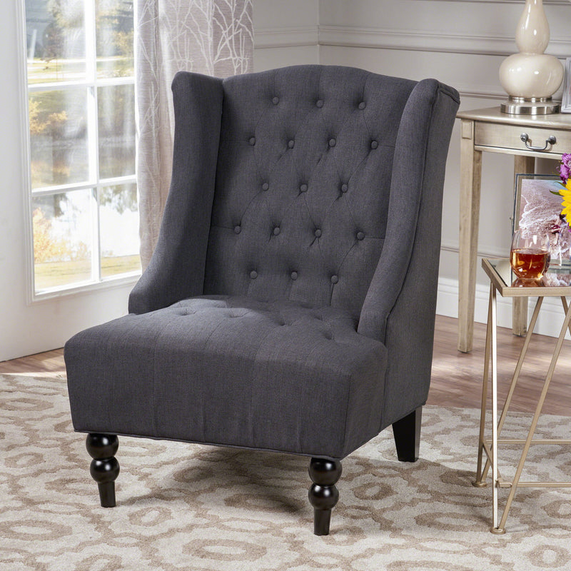 Toddman - Hi - Back Club Chair With Elegant Design