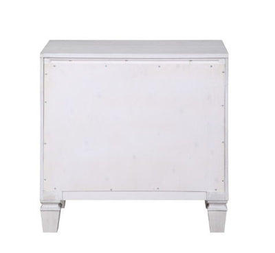 Katia - Weathered Night Stand - Gray / White