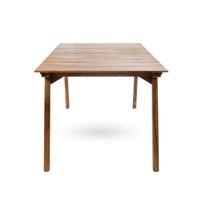 Outdoor 6 Seater Dining Set With Cushins - Cream